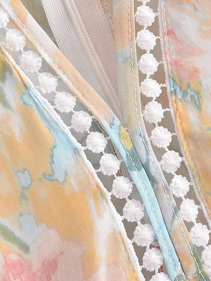Women's Elegant Bohemian Deep V-Neck Dress | Floral Print | S-XL