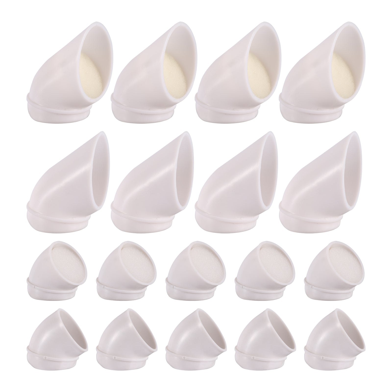 10pcs Hydroponic PVC Pot Inserts | Various Sizes & Designs