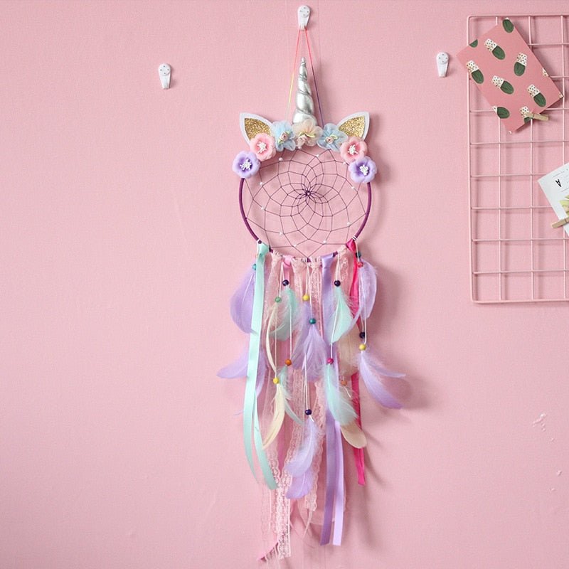 Cute Girls Unicorn Dream Catchers | Various Styles | Fairy Light Options Available