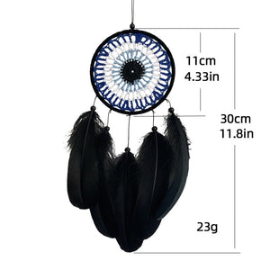 Beautiful 11cm Evil Eye Dream Catcher | Black Or White