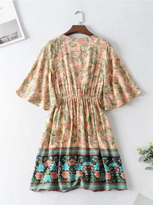 Beautiful Summer Bohemian Mini Dress | S-L
