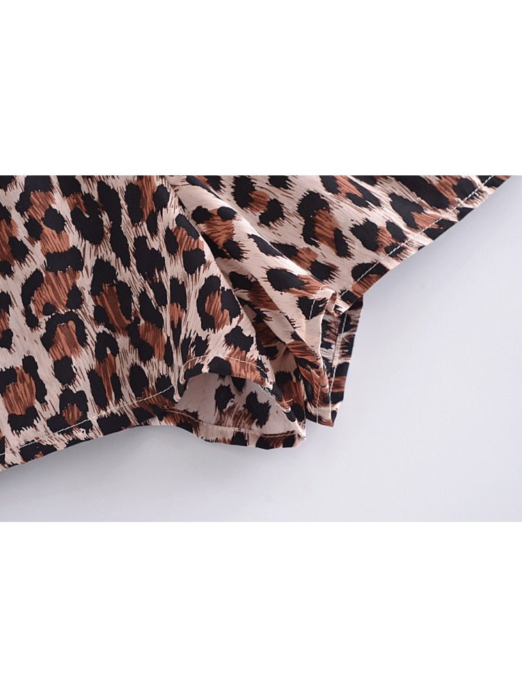 Women's Leopard Print Bohemian Pants | S-L
