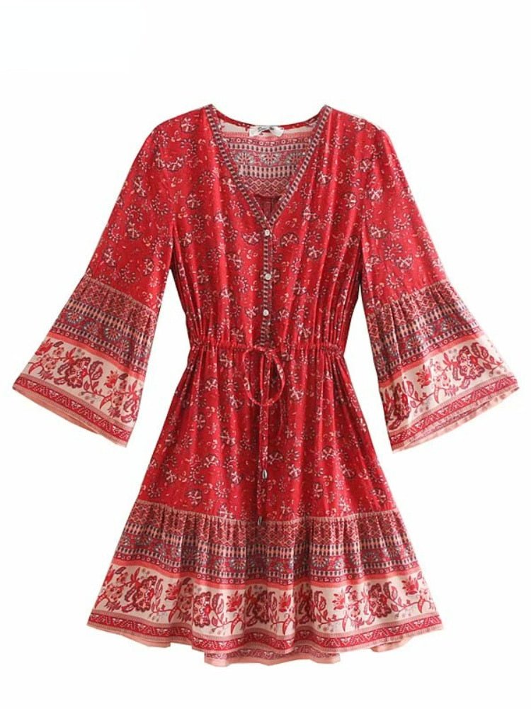 New Bohemian Summer Beach Dress | Fee Spirit | Various Colours | S-XL