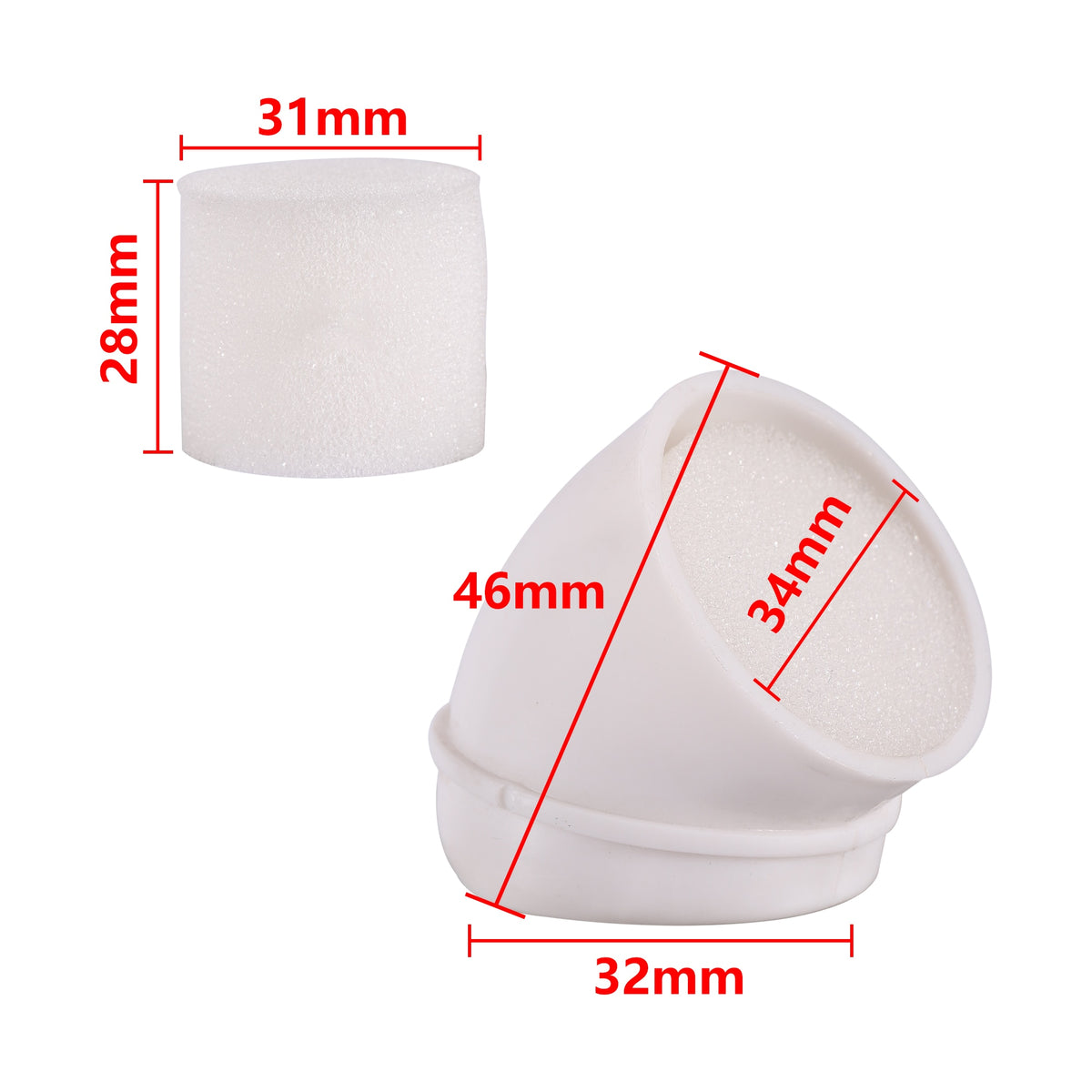 10pcs Hydroponic PVC Pot Inserts | Various Sizes & Designs