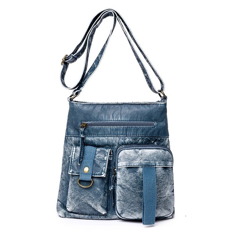 Multi-pocket Boho Hobo Fashion Shoulder Bag - Various Colours