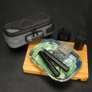 Smell Proof Bag With Combination Lock + Accessories