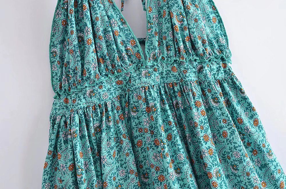 Women's Bohemian Beach Mini Dress | Strapless Sundress | S-L | Various Colours