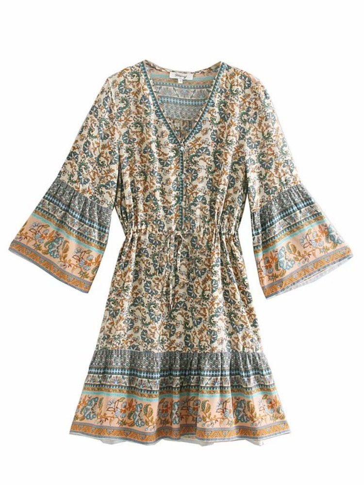 New Bohemian Summer Beach Dress | Fee Spirit | Various Colours | S-XL