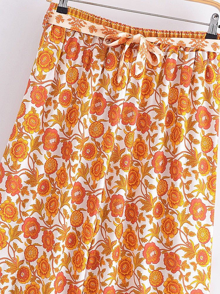 Women's Bohemian Hippie Styled Loose Long Pants | Comfortable Fit | S-L | Various Designs