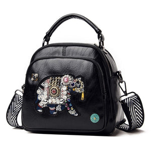 Cross Body / Handbag - Elephant Hippie Design - Various Colours