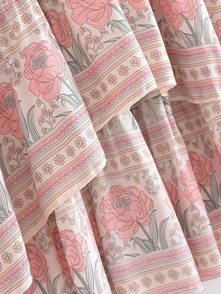 Light Coloured Floral Beach Skirt | M-XL | 3 Styles