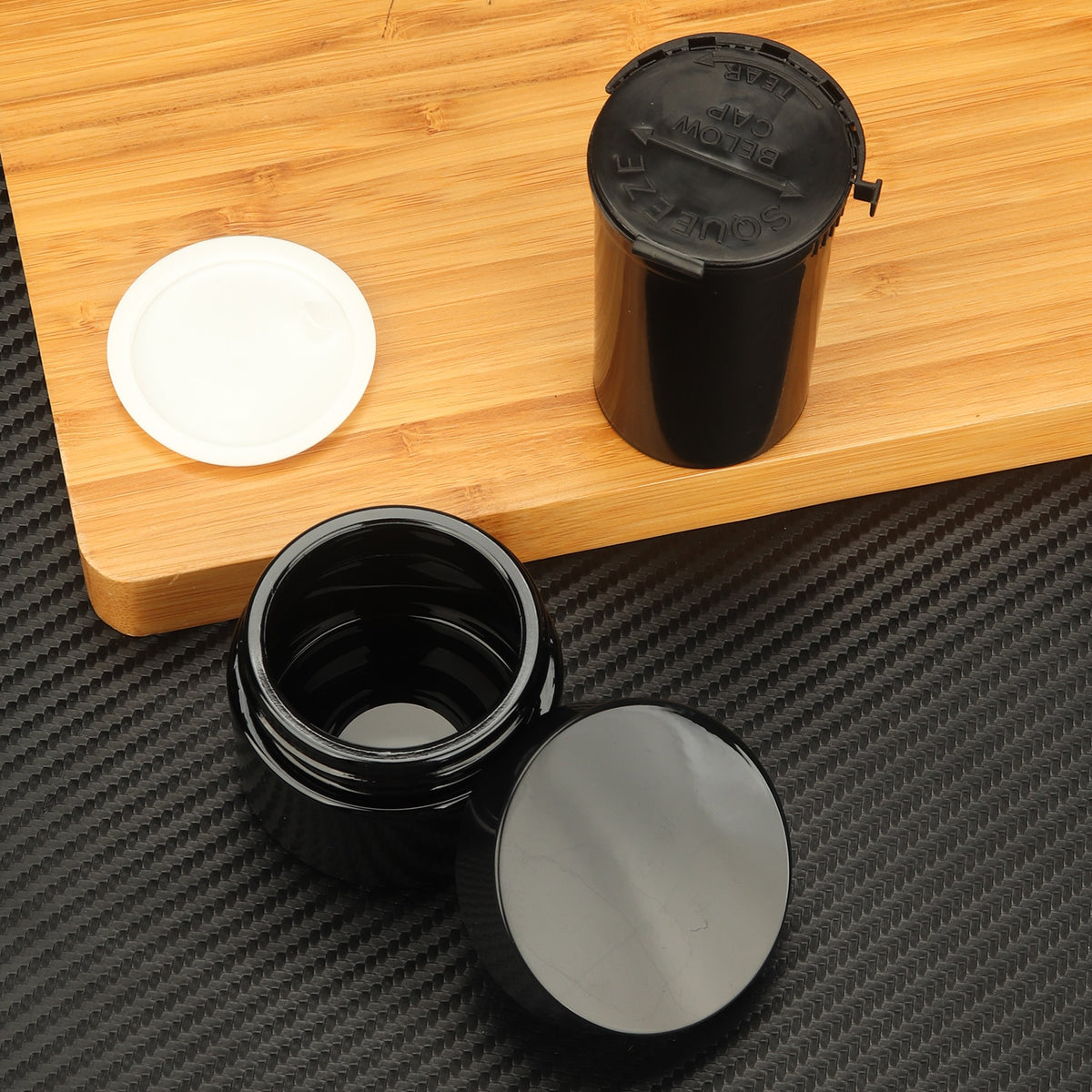 Smell Proof Bag With Combination Lock + Accessories