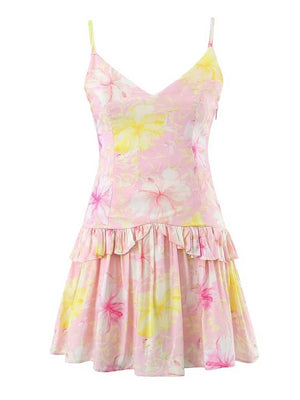Hippie Summer Dress | 60's Flower Child Slim Fit | S-L