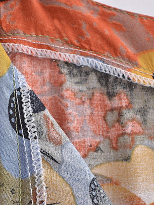 Groovy Hippie Loose Long Pants | Flower Design | S-L