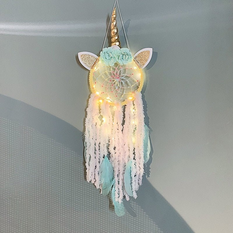 Cute Girls Unicorn Dream Catchers | Various Styles | Fairy Light Options Available