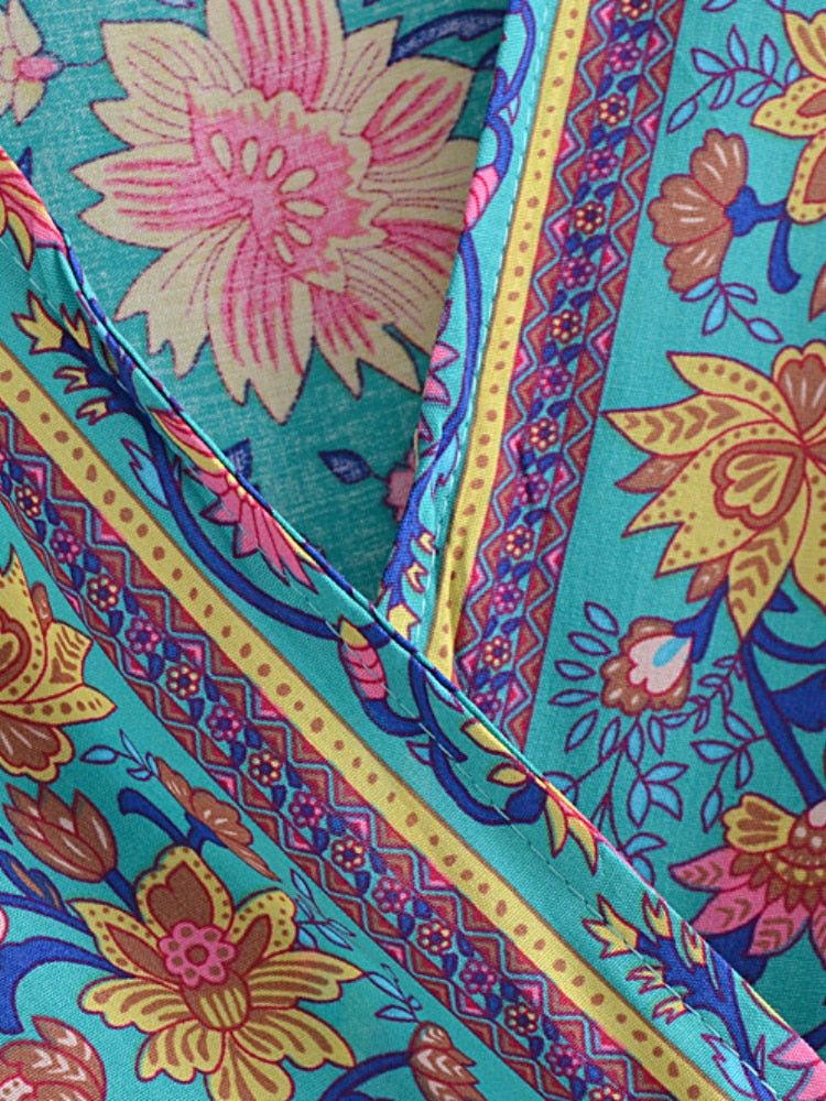 New Bohemian Beach Dress | Cotton Rayon | Various Colours | S-XL