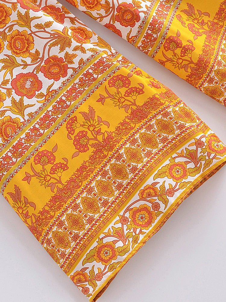 Women's Bohemian Hippie Styled Loose Long Pants | 2 Colours Available | S-L