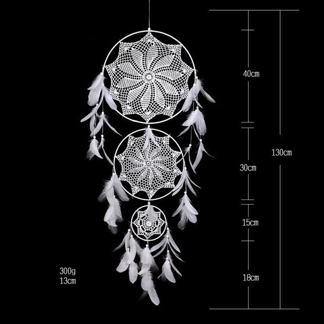 Extra Long White Wedding Dream Catchers | Various Designs