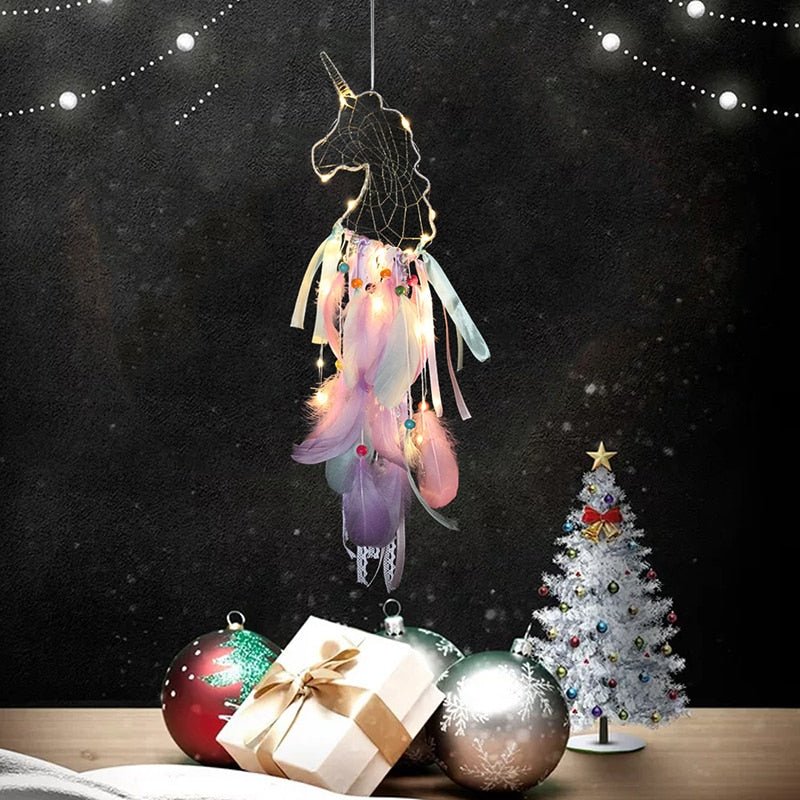 Cute Girls Unicorn Dream Catchers | Various Styles | Fairy Light Options Available