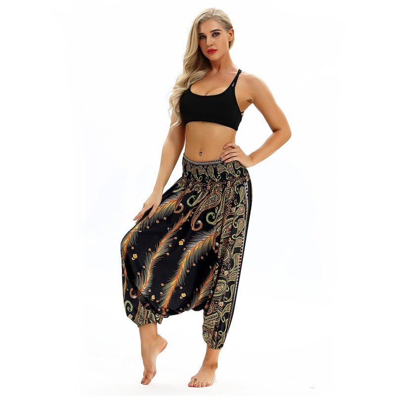 Hippie Boho Loose Yoga Harem Pants | Heavens Design | One Size