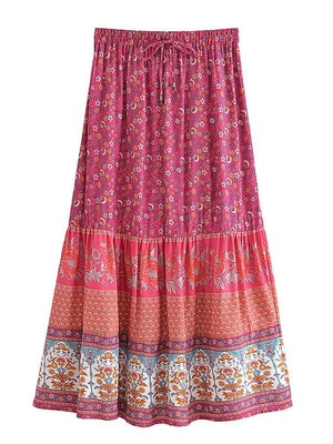 Long Bohemian Dress | S-L | Green & Red Available