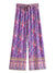 Women's Purple Bohemian Hippie Styled Loose Long Pants | Comfortable Fit | S-L