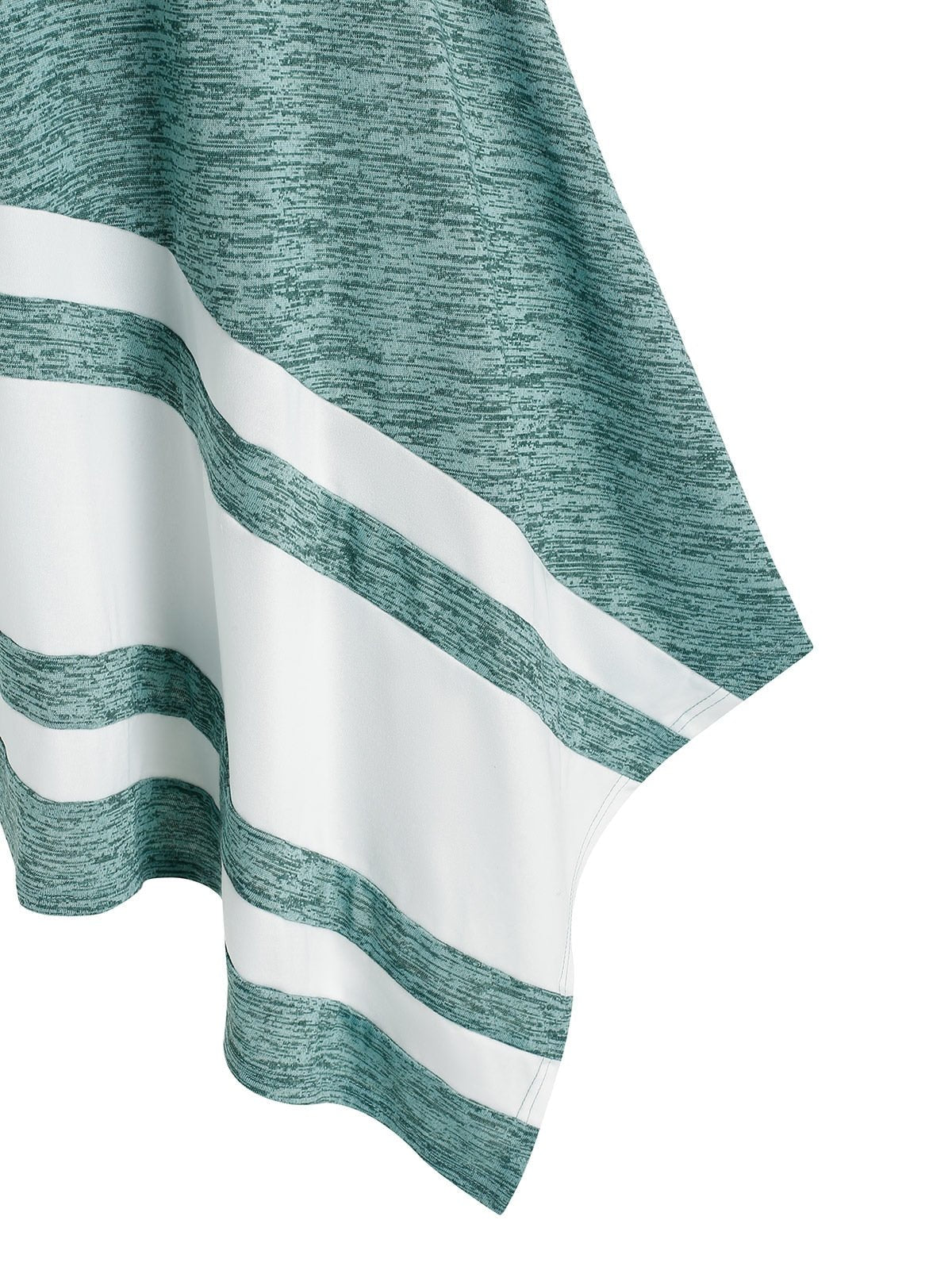 Blue Boho Skew Collar Dress | M-XXXL