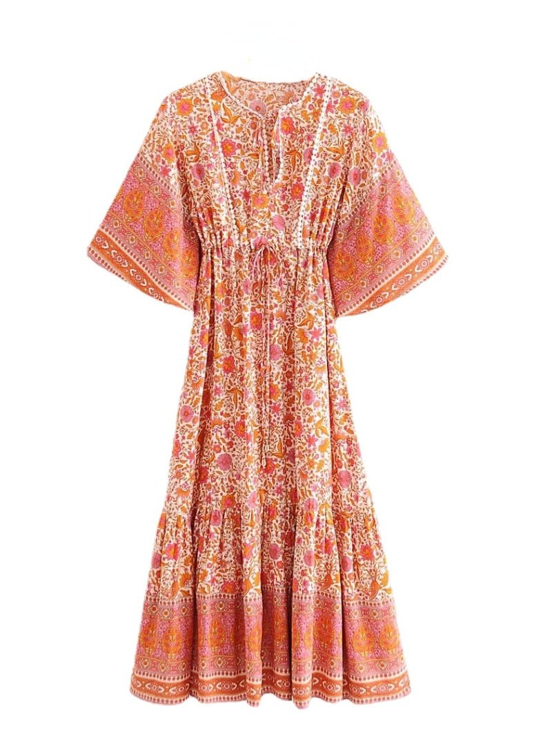 Bohemian Summer Dress | Multiple Colours | S-L