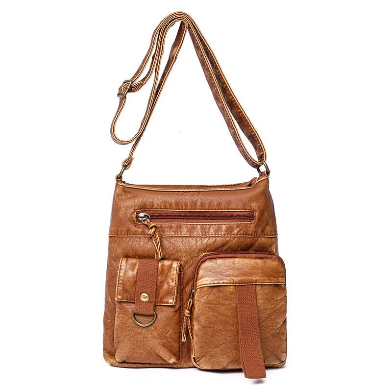 Multi-pocket Boho Hobo Fashion Shoulder Bag - Various Colours