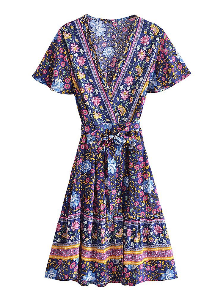 New Bohemian Beach Dress | Cotton Rayon | Various Colours | S-XL