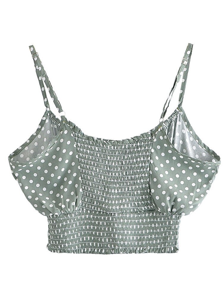 Women's Light Green Boho Two Piece Outfit | Sleeveless Top + Bohemian Pants| S-L