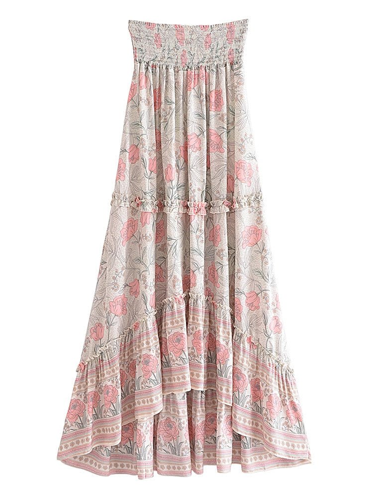 Light Coloured Floral Beach Skirt | M-XL | 3 Styles