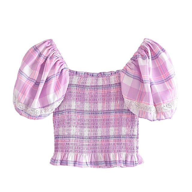 Cute Boho Smoked Bodice Outfit | Skirt + Ruffled Top | S-L