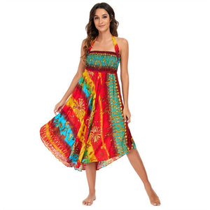 Women's Peaceful Versatile Bohemian Skirt Dress | Dual Purpose | Free Size