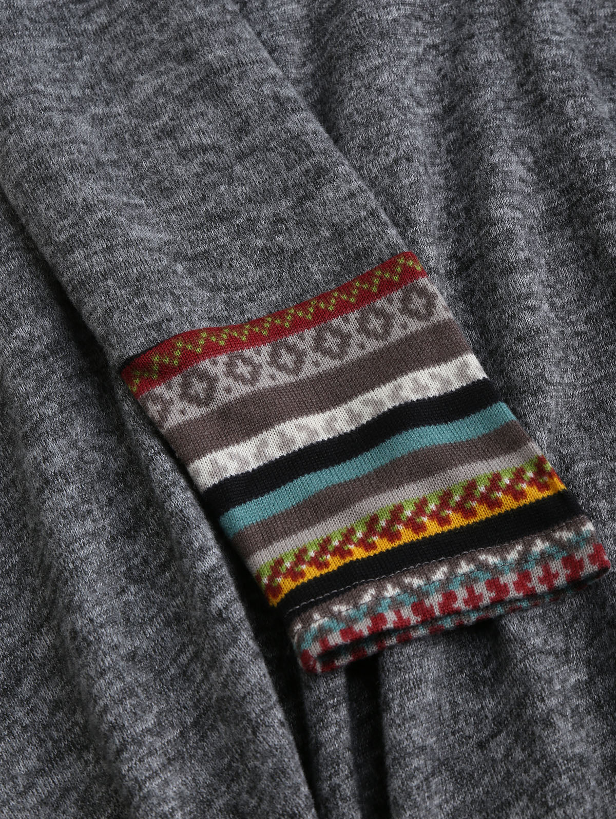 Colourful Tribal Robe Dress | High Wasit + Long Sleeve + Hoodie | S-XXL