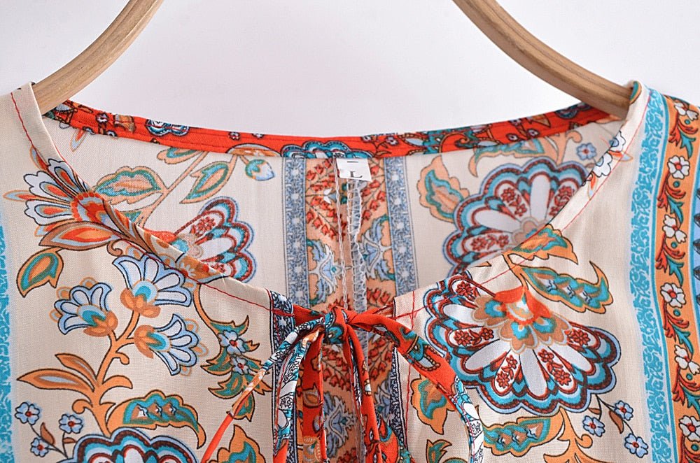 Women's Hippie & Bohemian Styled Loose Bouse | S-L | Two Colours