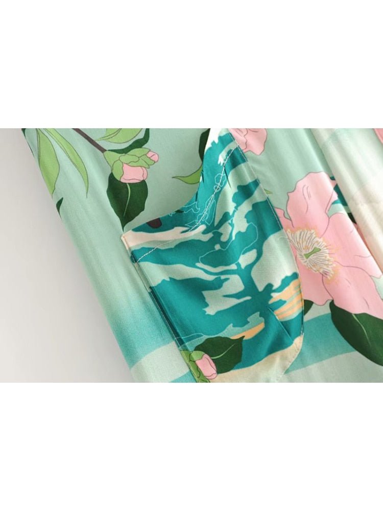 Women's Bohemian Loose Fit Long Pants | Crane Design | S-XL