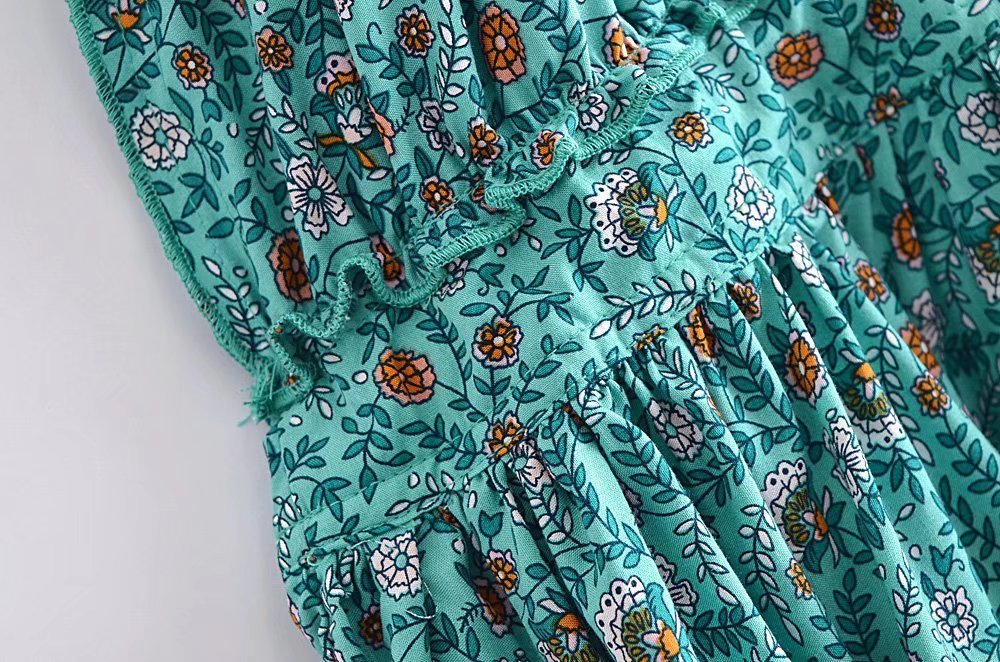 Women's Bohemian Beach Mini Dress | Strapless Sundress | S-L | Various Colours