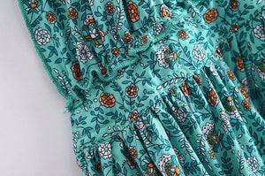 Women's Bohemian Beach Mini Dress | Strapless Sundress | S-L | Various Colours