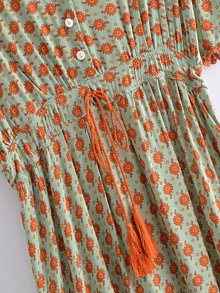 Bohemian Little Red Riding Hood Dress | S-XL | 2 Colours