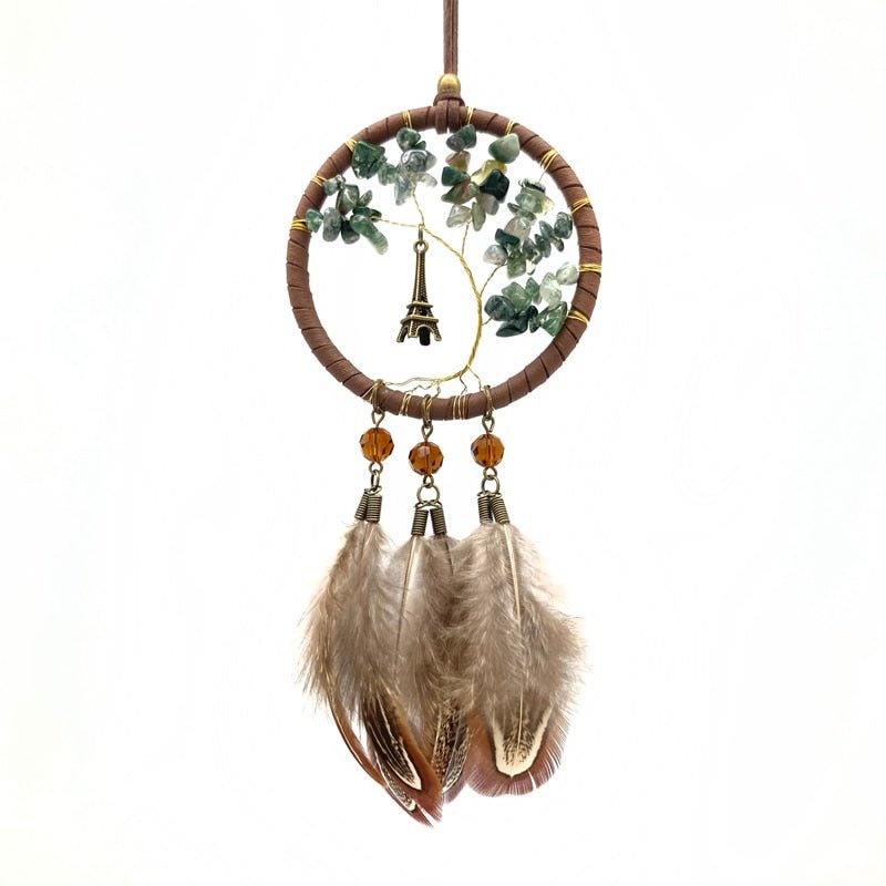 Beautiful French Dream Catcher With Feathers