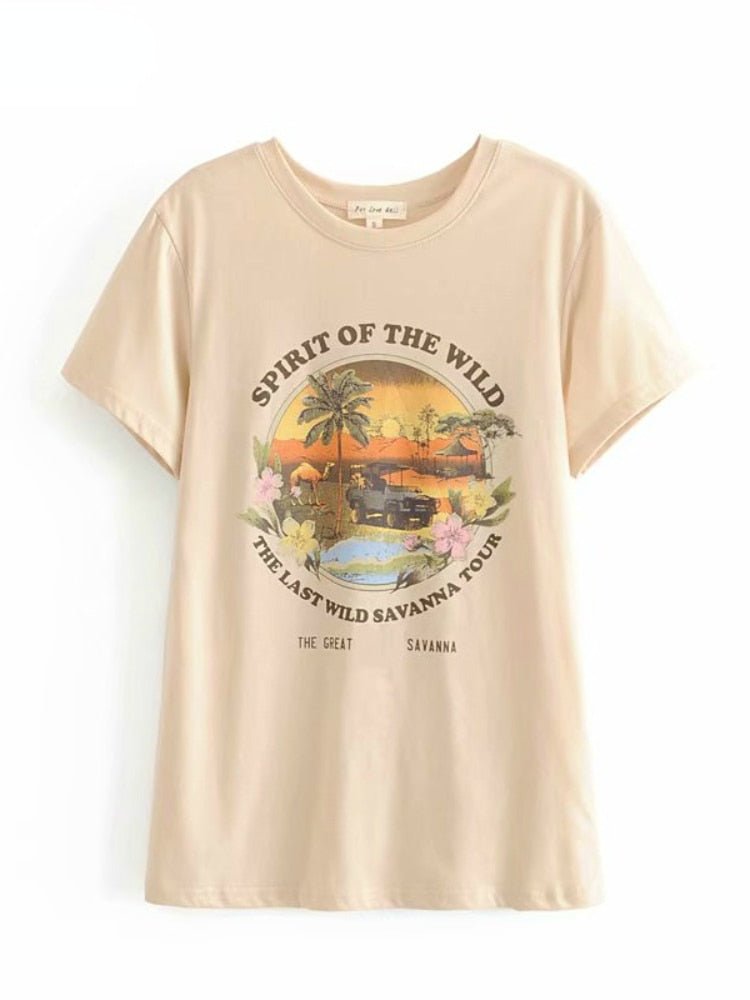 Cool Women's Hippie Shirt - Spirit Of The Wild | S-L