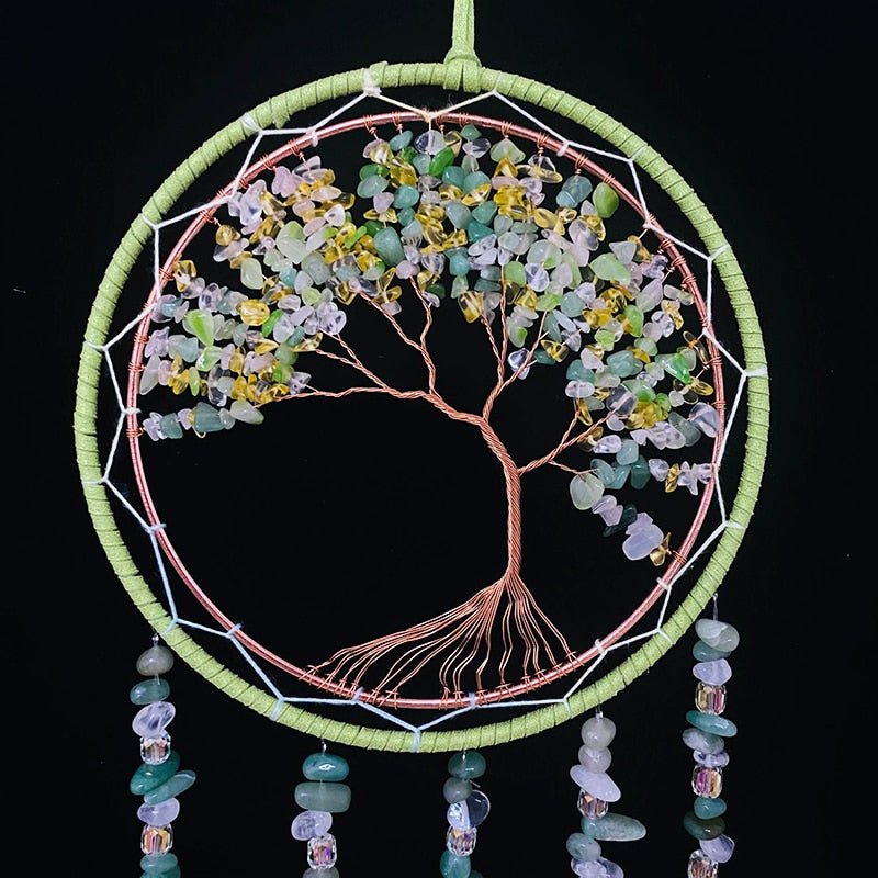 Tree Of Life Dream Catcher With Agnate