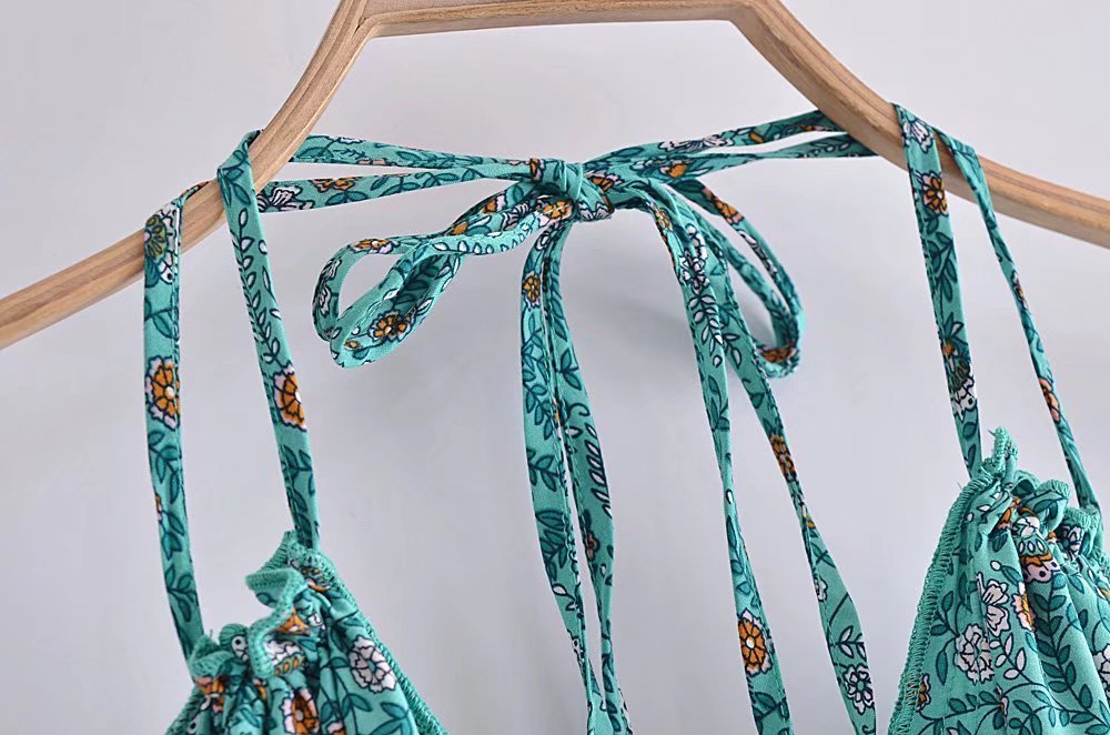 Women's Bohemian Beach Mini Dress | Strapless Sundress | S-L | Various Colours