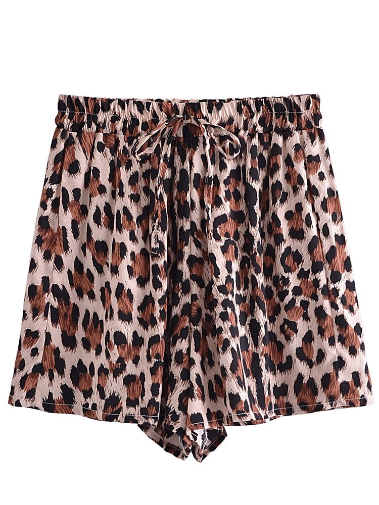 Women's Leopard Print Bohemian Pants | S-L