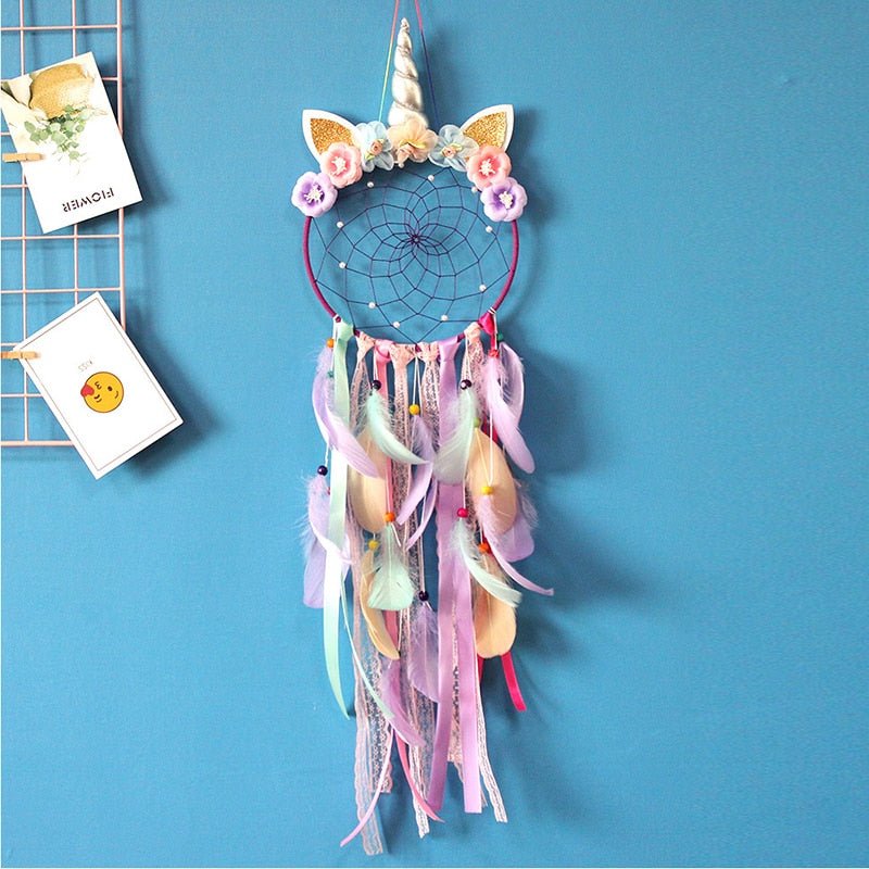 Cute Girls Unicorn Dream Catchers | Various Styles | Fairy Light Options Available