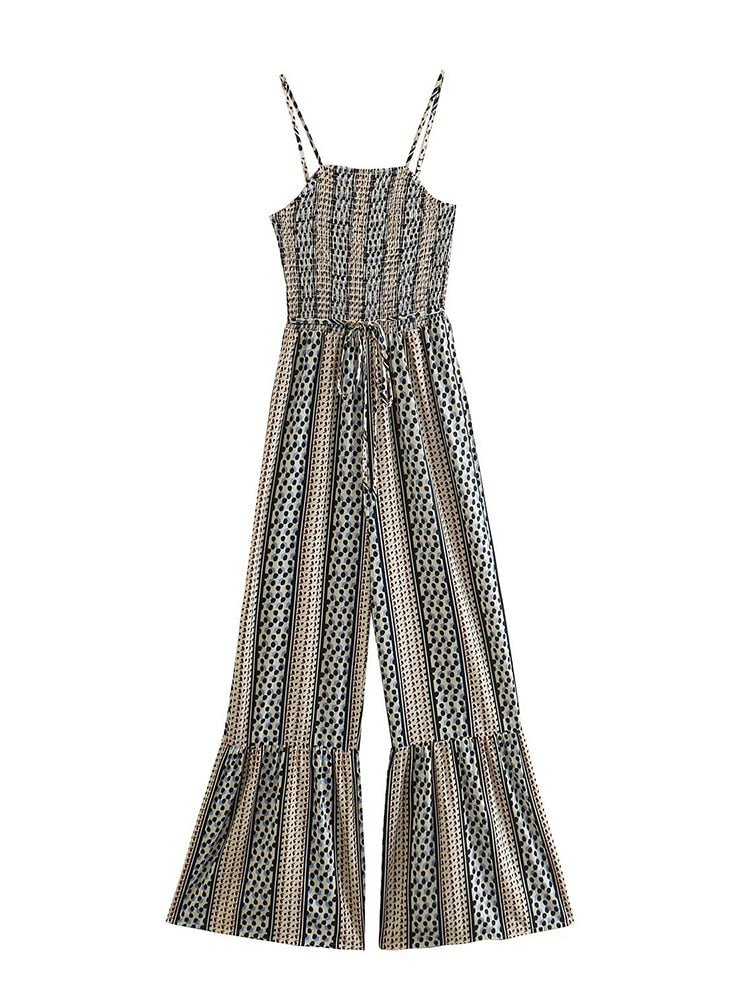 Casual Bohemian Summer Beach Romper | Spagetti Strap | S-L