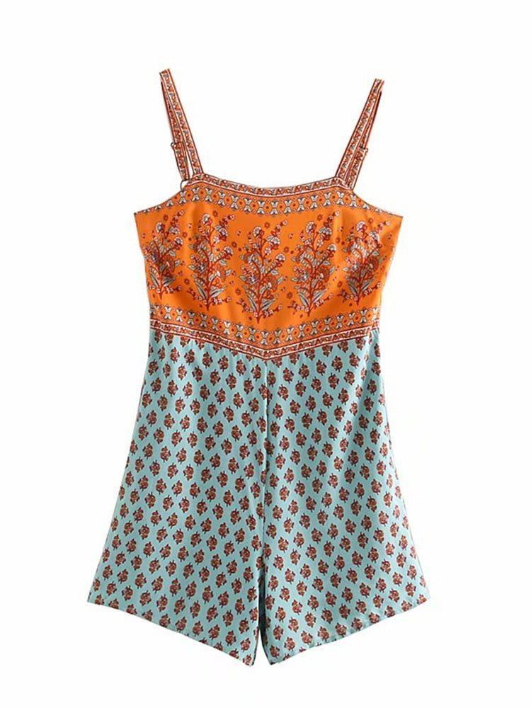 Women's Overall Boho Romper | S-L | Various Colours