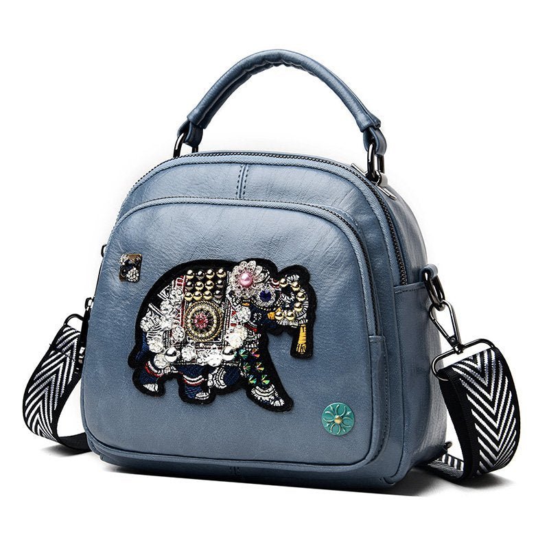 Cross Body / Handbag - Elephant Hippie Design - Various Colours