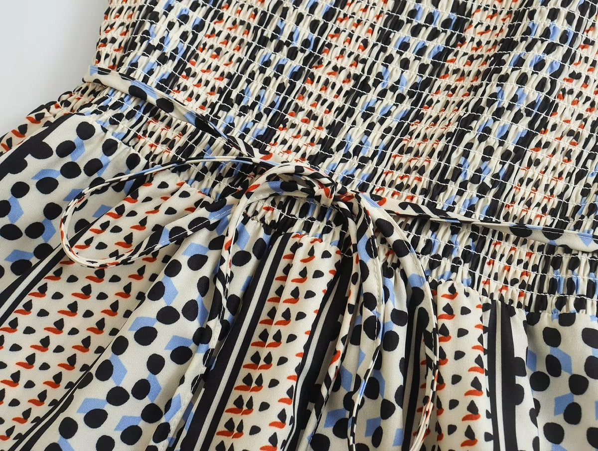 Casual Bohemian Summer Beach Romper | Spagetti Strap | S-L